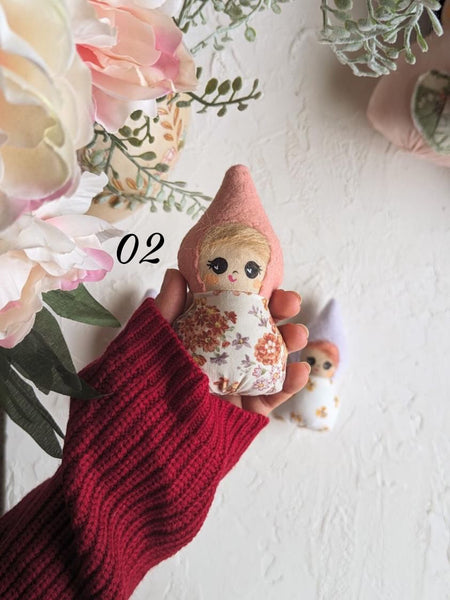 1- 3 Mini gnome baby, Valentine collection