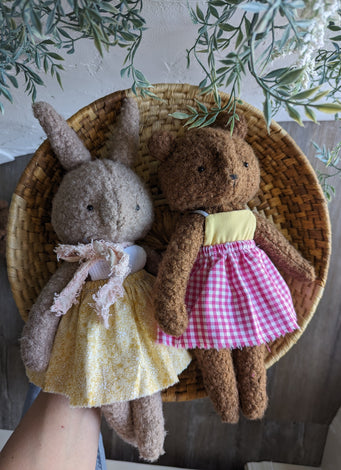 Medium animal dolls