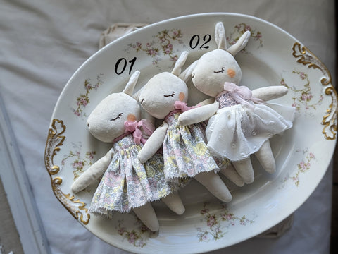 Mini baby bunny doll, soft children toys, Easter collection