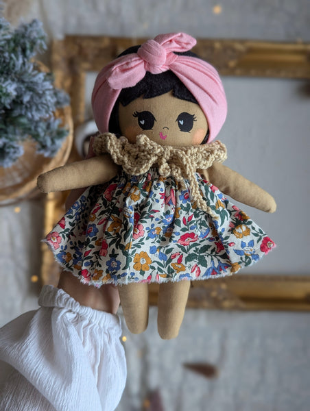 Small baby doll, soft children toys, handmade