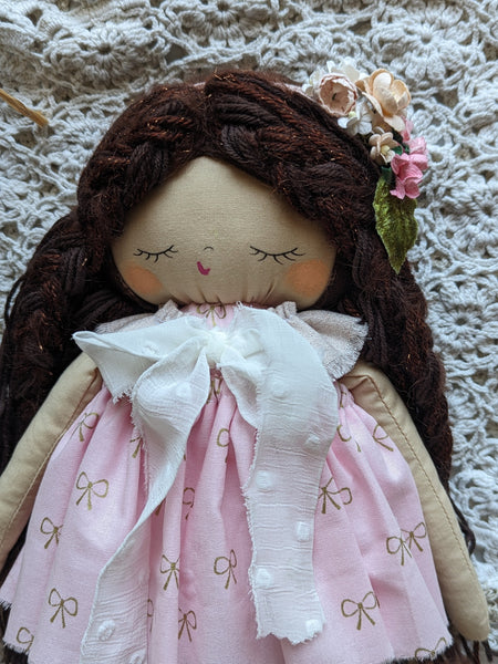 Emily Medium doll, soft children toys, cotton small softie, 15” tall