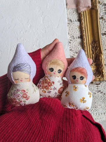 1- 3 Mini gnome baby, Valentine collection