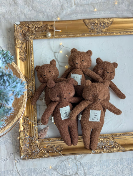 Medium animal doll, soft children toys, “you are so loved”