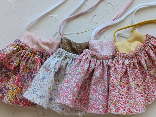 Cotton Dresses, small doll extras