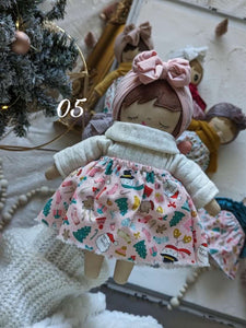 05 Small baby doll, soft children toys, Holiday collection