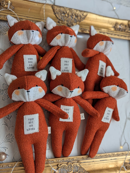 Medium animal doll, soft children toys, “you are so loved”