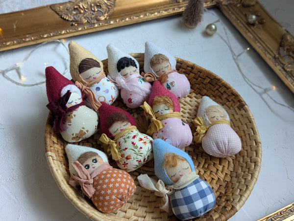 1- 9 Mini gnome baby, holiday collection