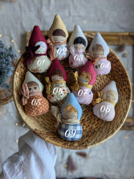 1- 9 Mini gnome baby, holiday collection