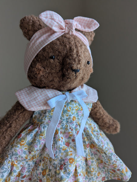 RESERVED for Patti Medium animal doll, soft children toys, custom bear (Copy)