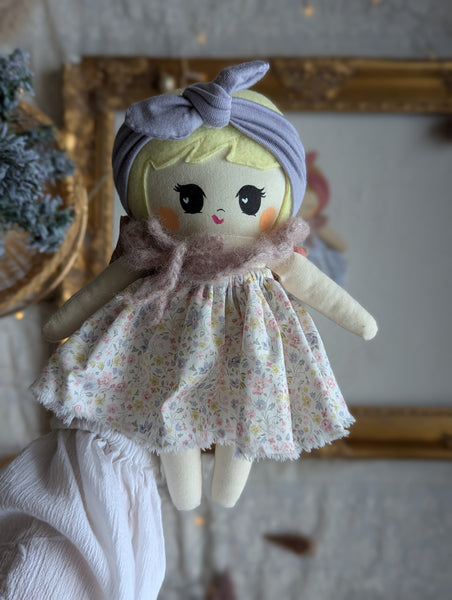 Small baby doll, soft children toys, handmade