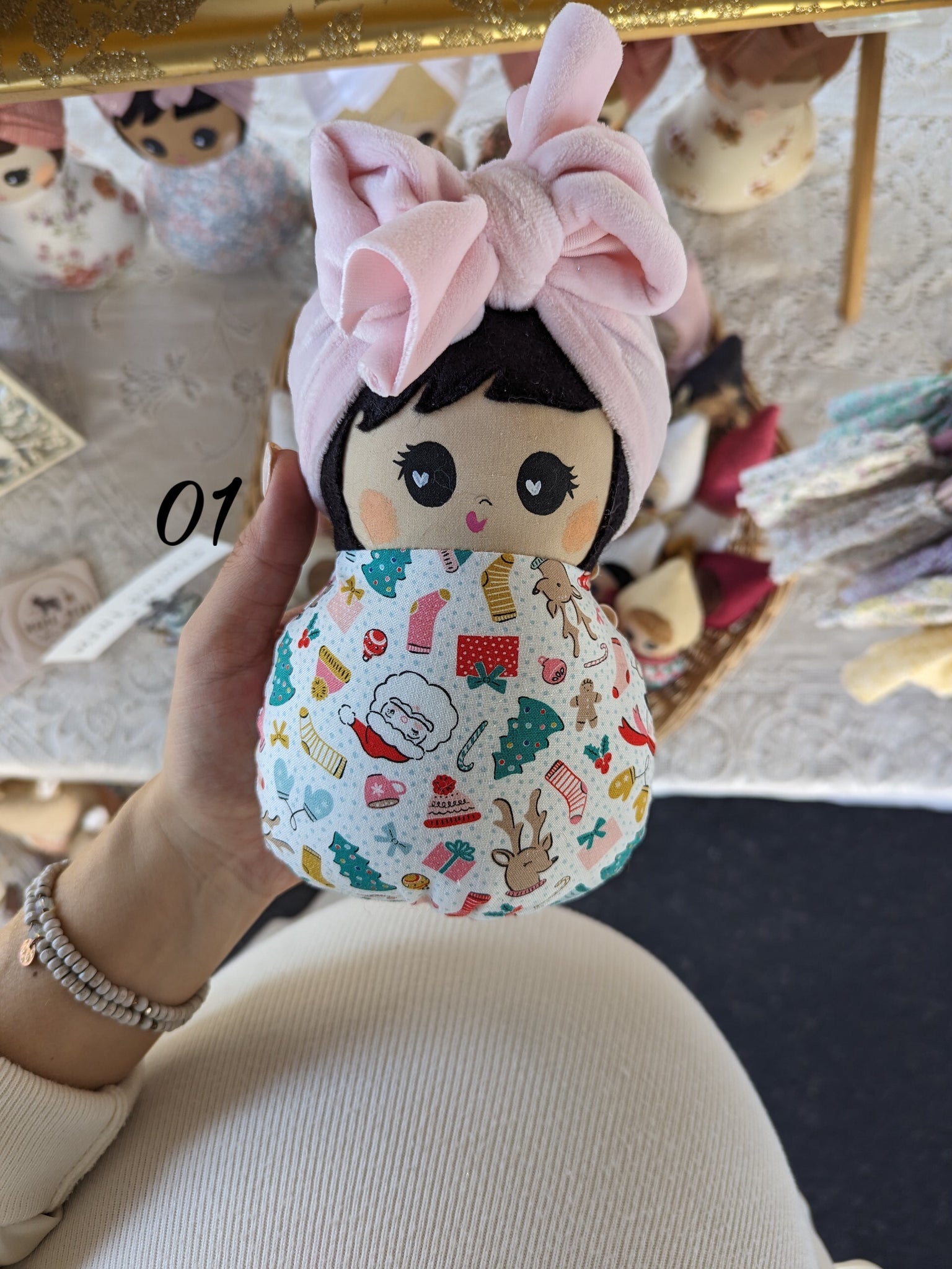 01 Swaddle baby, Holiday collection