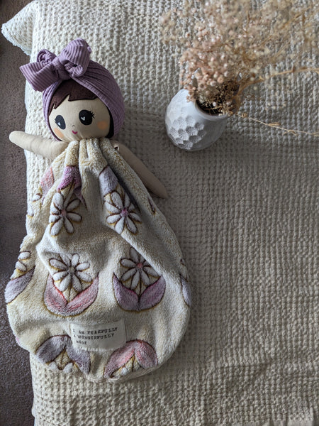 RESERVED FOR LAYNE Doll lovey, Psalm verse, Lush fleece, security blanket Holiday collection