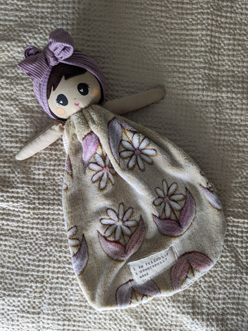 RESERVED FOR LAYNE Doll lovey, Psalm verse, Lush fleece, security blanket Holiday collection