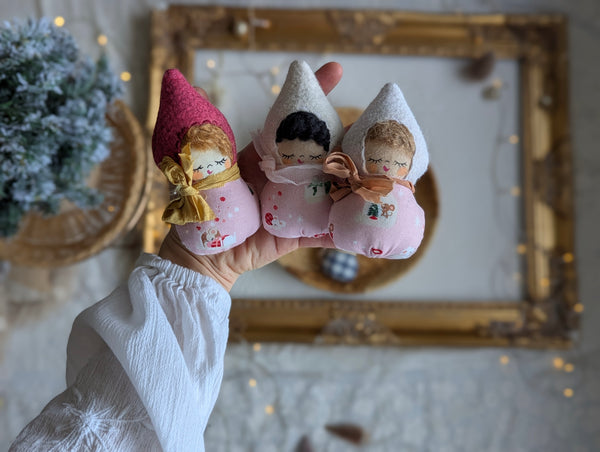 1- 9 Mini gnome baby, holiday collection