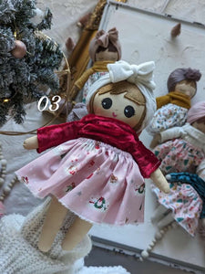 03 Small baby doll, soft children toys, Holiday collection
