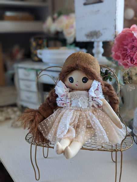 10 Medium doll, soft children toys, cotton small softie, 15” tall