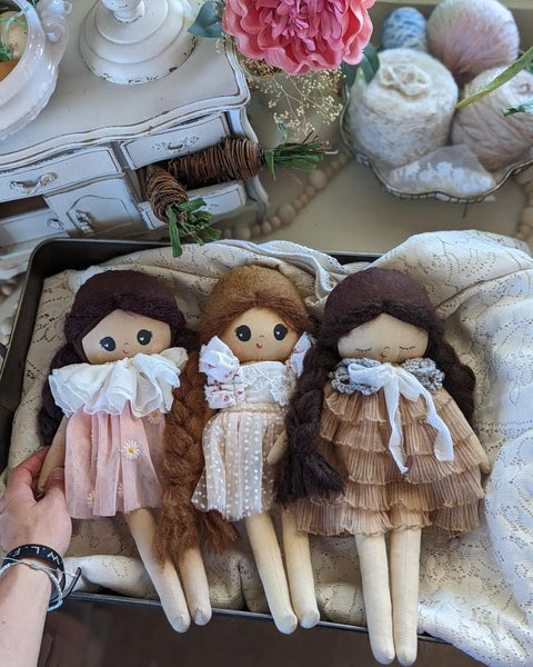 11 Medium doll, soft children toys, cotton small softie, 15” tall