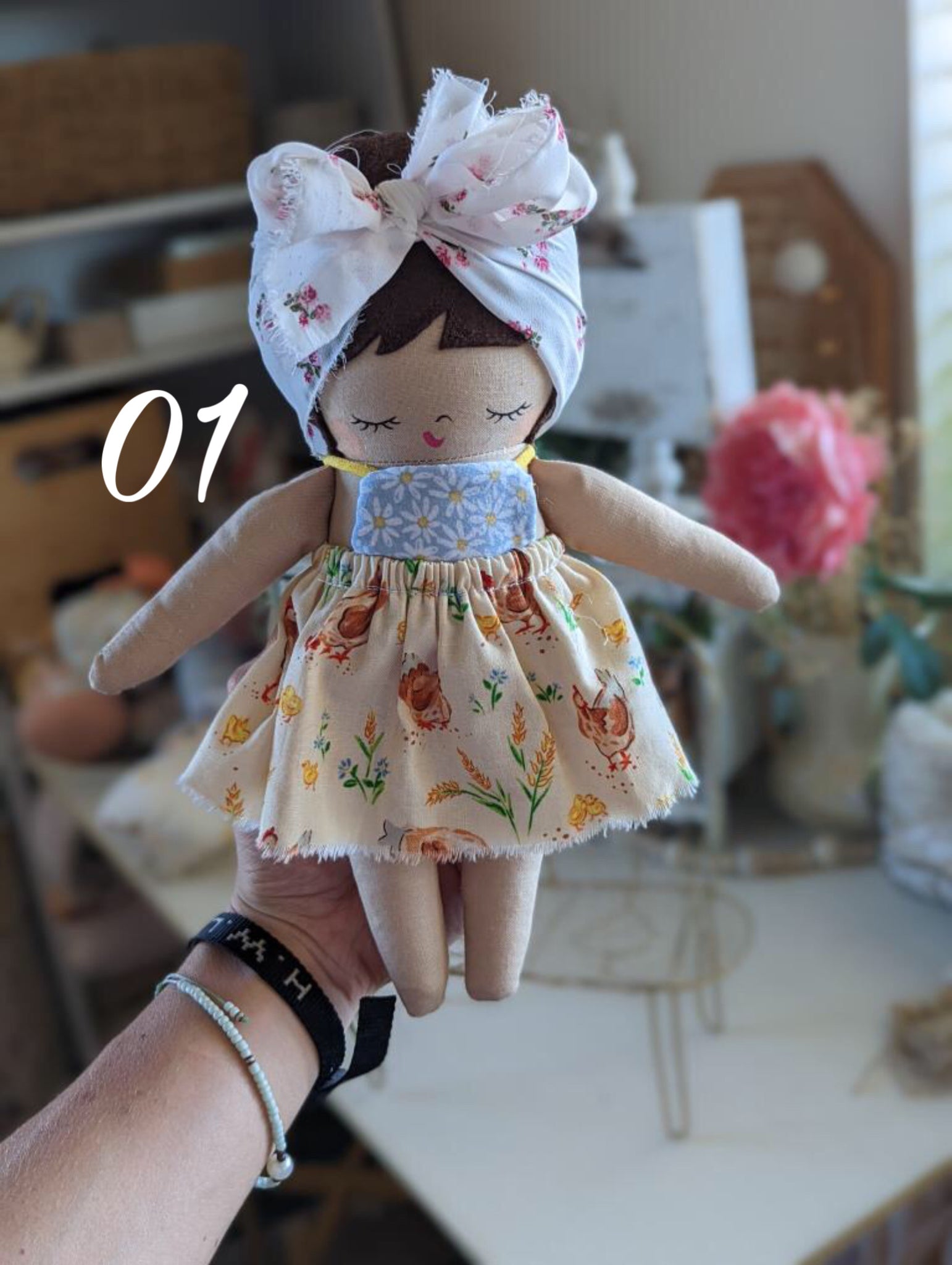 01 Small baby doll, soft children toys, Easter collection 01