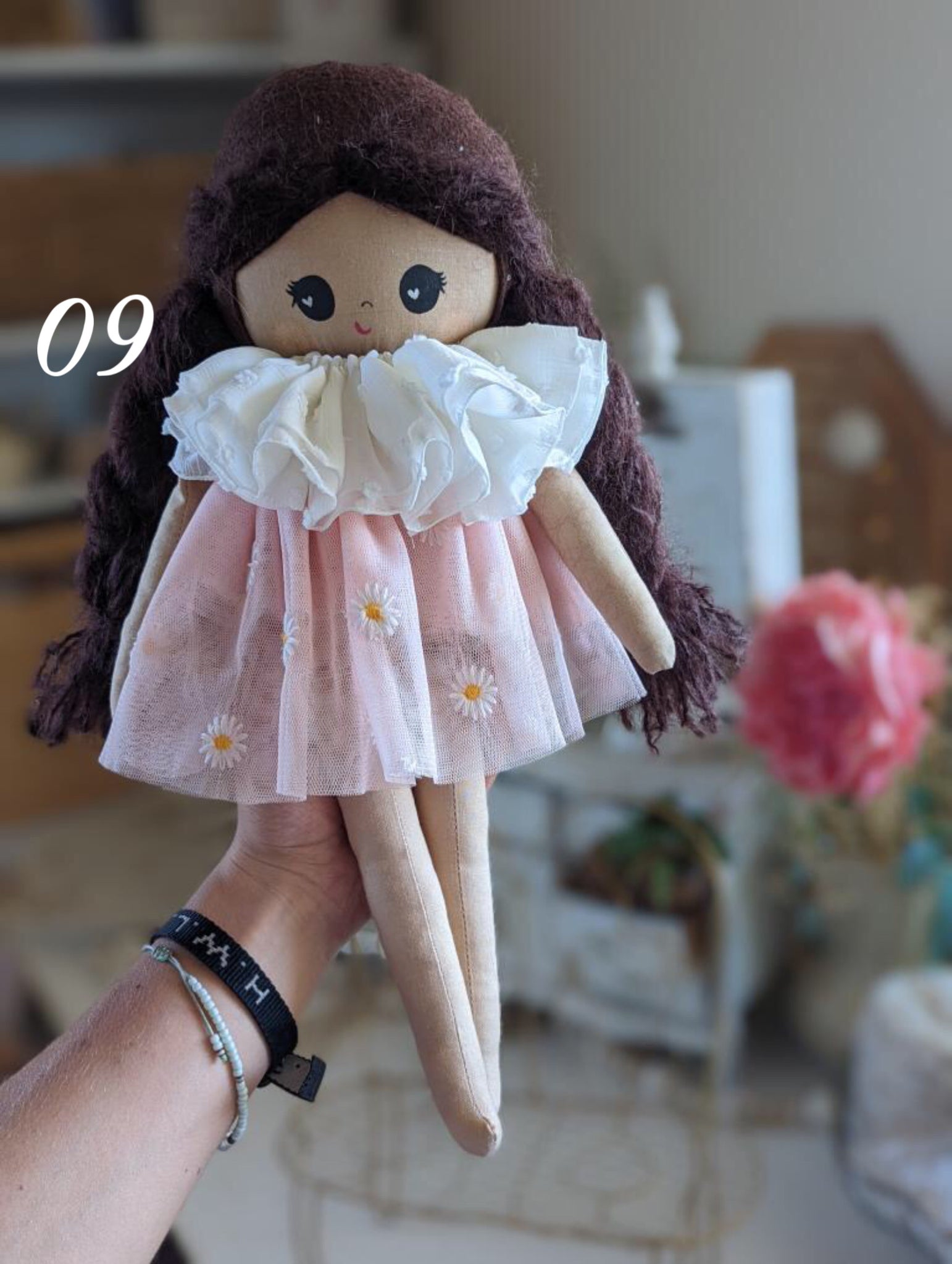 09 Medium doll, soft children toys, cotton small softie, 15” tall